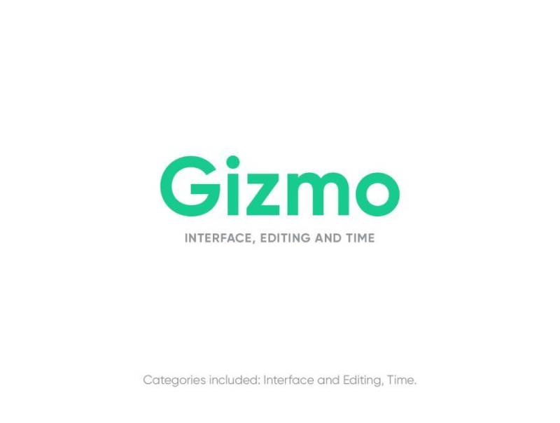 170用于Sketch，Photoshop和Illustrator的Gizmo风格的界面，编辑和时间图标，170个Gizmo界面图标