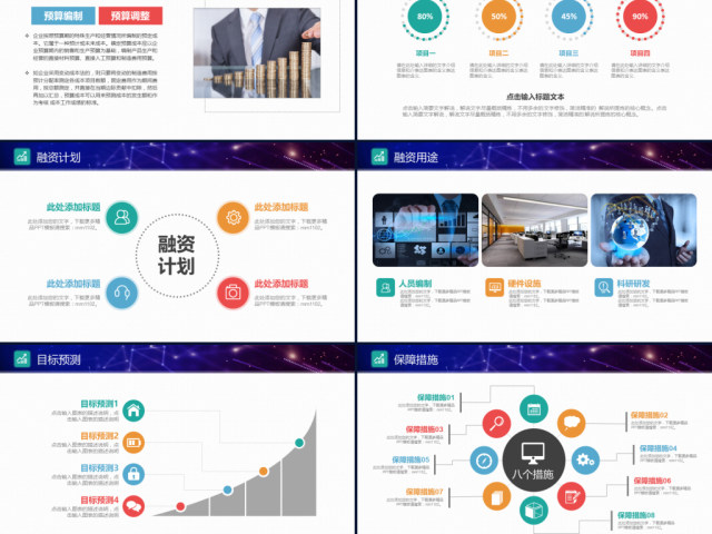 创业融资计划书ppt模板地球科技视频素材 创业融资计划书ppt模板地球科技视频素材