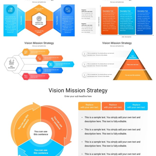 愿景使命战略信息图PPT模板Vision Mission Strategy 愿景使命战略信息图PPT模板Vision Mission Strategy