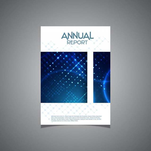 业务年度报告的封面设计