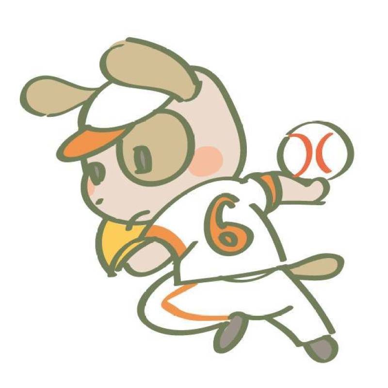 打棒球的狗