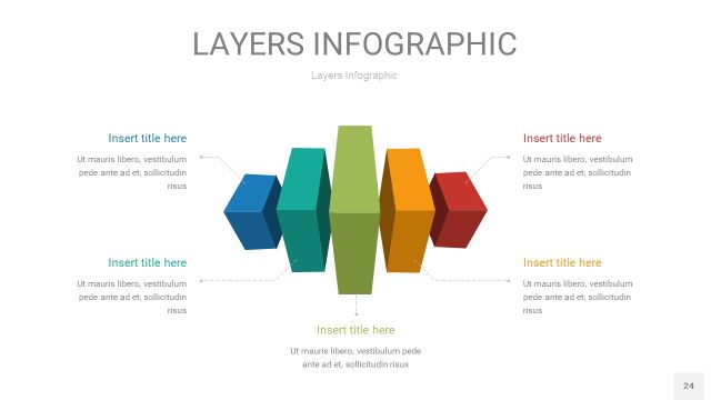 多彩3D分层PPT信息图24 多彩3D分层PPT信息图24