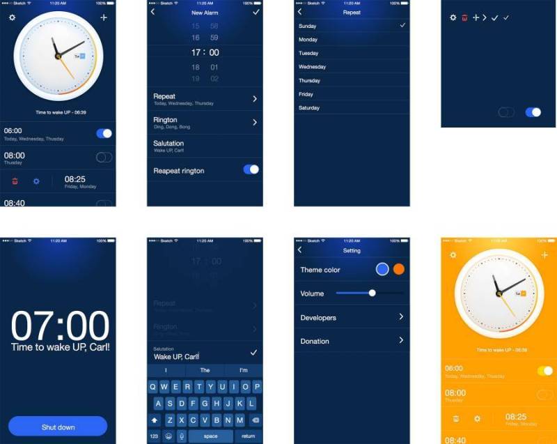 Complete Alarm Clock App