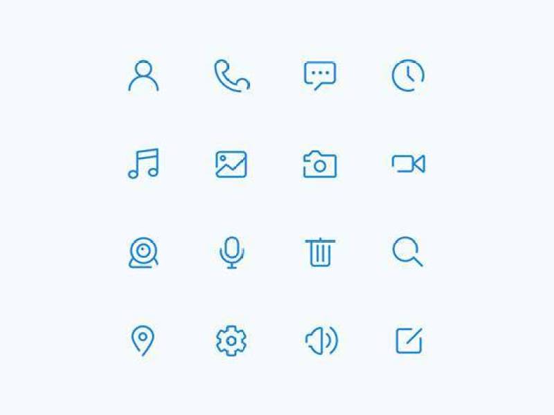 Smiple Glyphs Icons