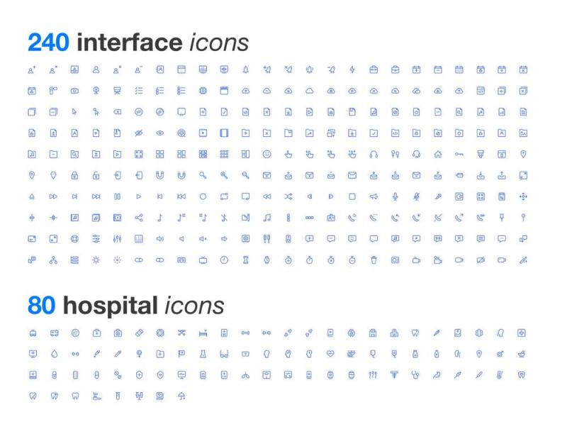880项多优质的图标进行无缝集成,图标包 - 专为iOS版 880项多优质的图标进行无缝集成,图标包 - 专为iOS版