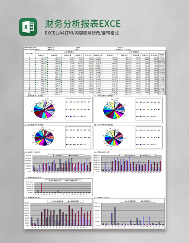 财务分析报表EXCEL表格 财务分析报表EXCEL表格