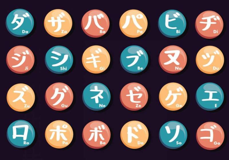 日本字母矢量包