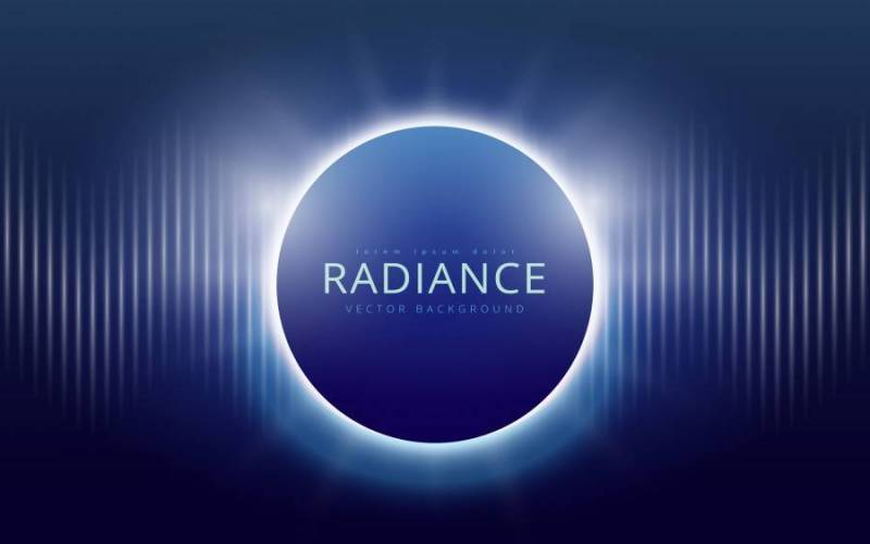 光辉矢量背景，可编辑模板