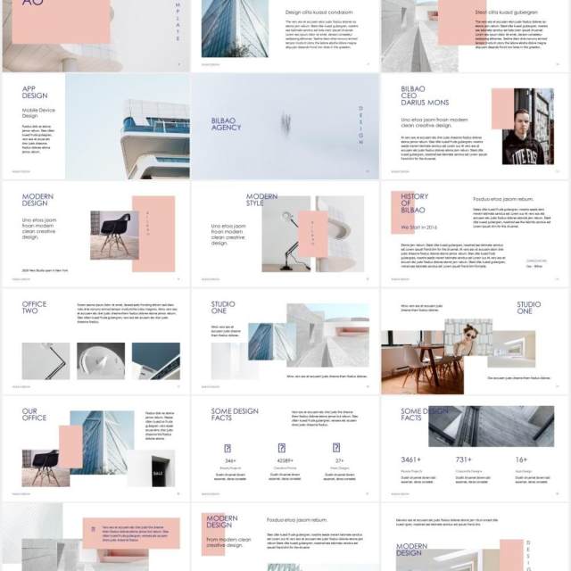 简约简洁个人工作简历报告PPT模板BILBAO - Powerpoint Template 简约简洁个人工作简历报告PPT模板BILBAO - Powerpoint Template
