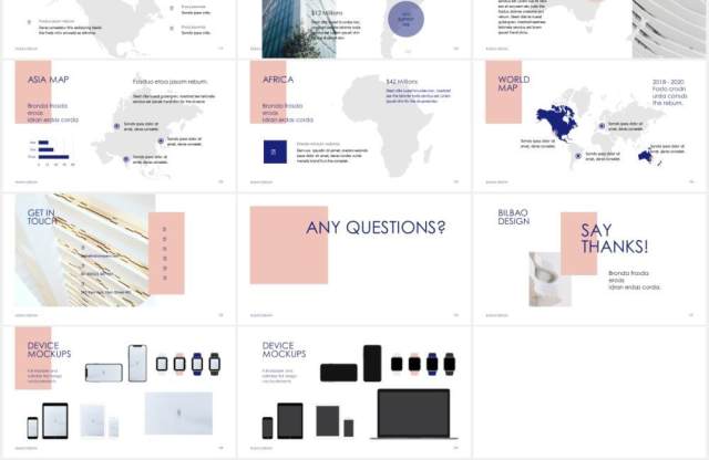 简约简洁个人工作简历报告PPT模板BILBAO - Powerpoint Template 简约简洁个人工作简历报告PPT模板BILBAO - Powerpoint Template