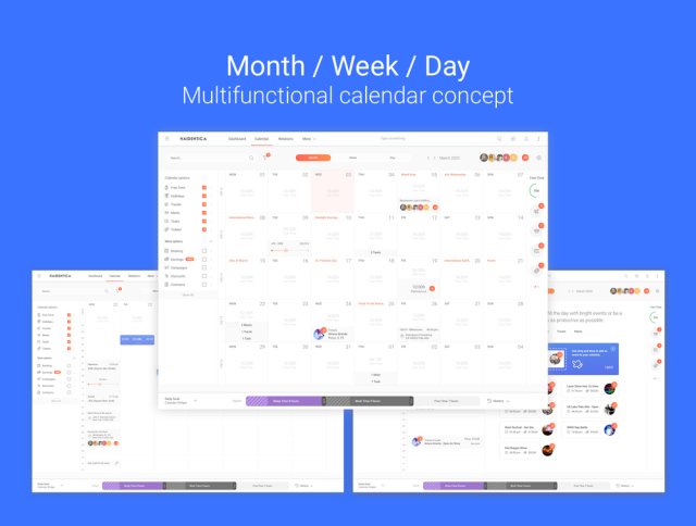 非常干净的设计和结构。易于定制。准备好StartUp Idea,多功能日历UI套件 非常干净的设计和结构。易于定制。准备好StartUp Idea,多功能日历UI套件