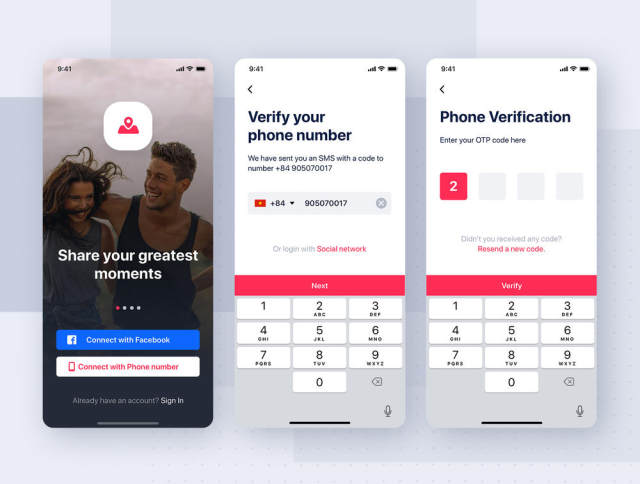 使用Sketch,XD和FIGMA,Jazam设计的社交移动UI工具包 - 社交移动应用UI工具包 使用Sketch,XD和FIGMA,Jazam设计的社交移动UI工具包 - 社交移动应用UI工具包