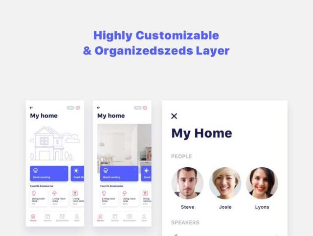 60+ Screen UI Kit智能家居移动应用程序,包括Sketch,Photoshop,Adobe XD,Cahome UI Kit 60+ Screen UI Kit智能家居移动应用程序,包括Sketch,Photoshop,Adobe XD,Cahome UI Kit