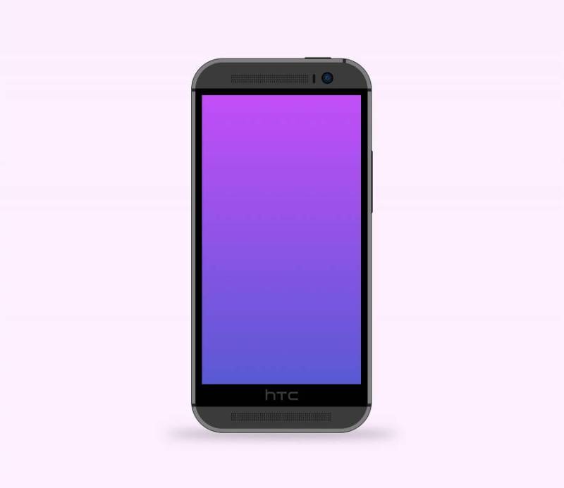 HTC One M8 Mockup