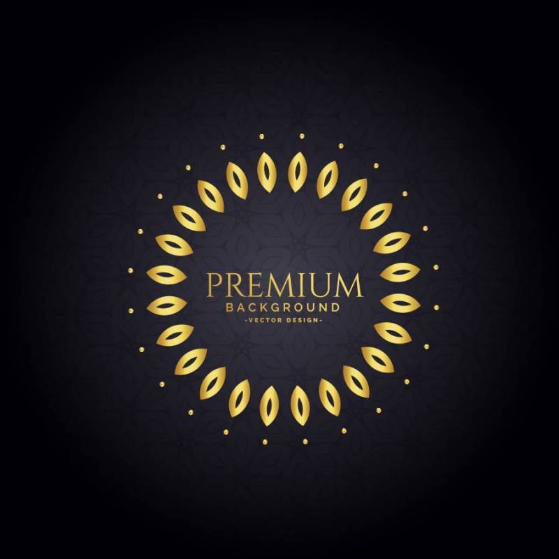 装饰金色框架溢价背景