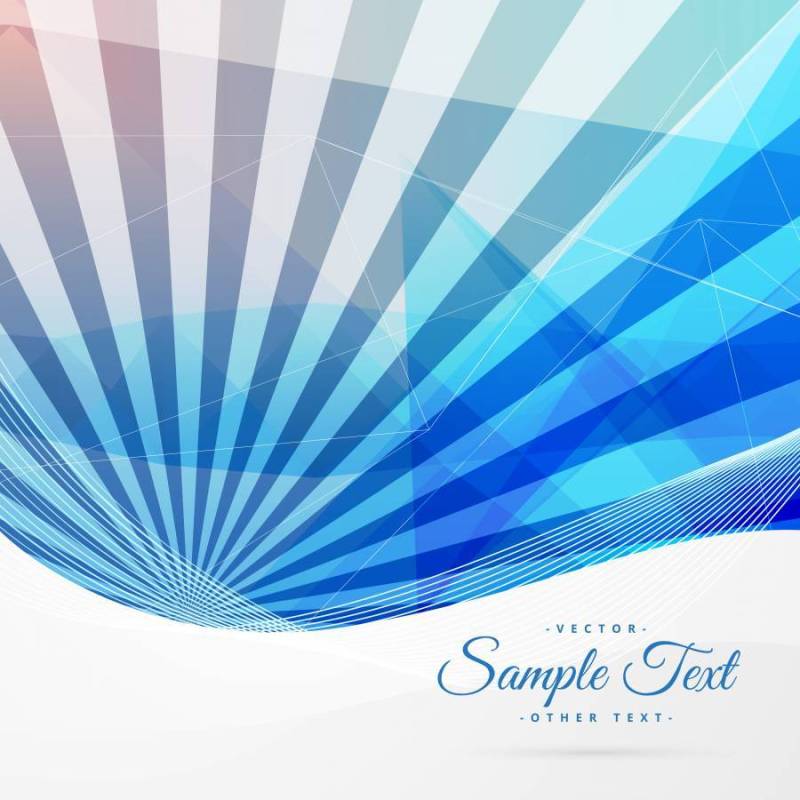 蓝色抽象背景条纹射线