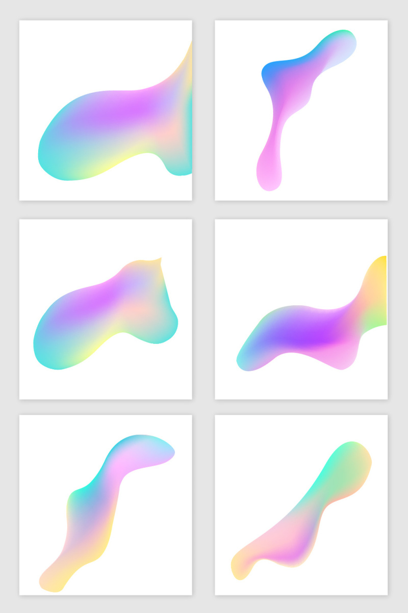 抽象几何流体矢量元素