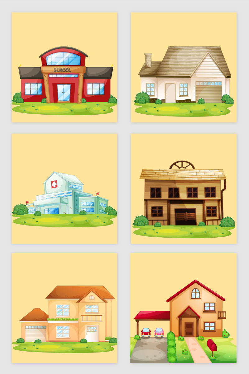 城市建筑3D素材