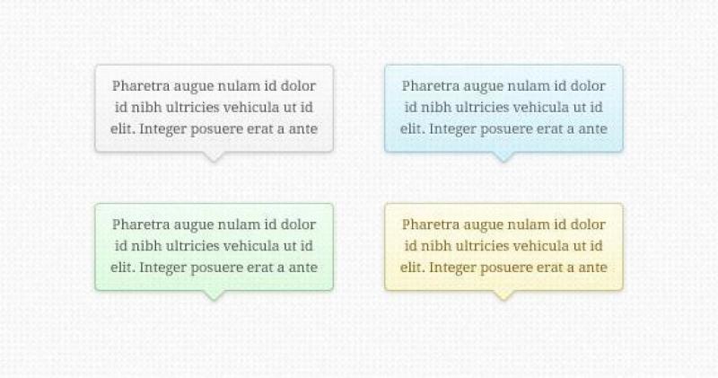 对话框—psd分层素材