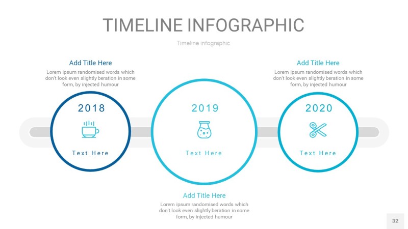 宝石蓝时间轴PPT信息图32