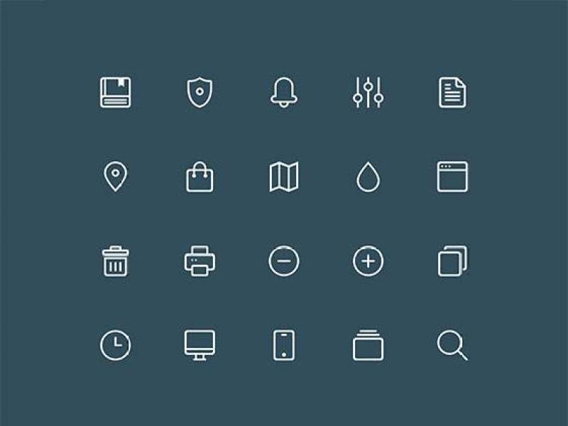 Buddha Line Icon Set