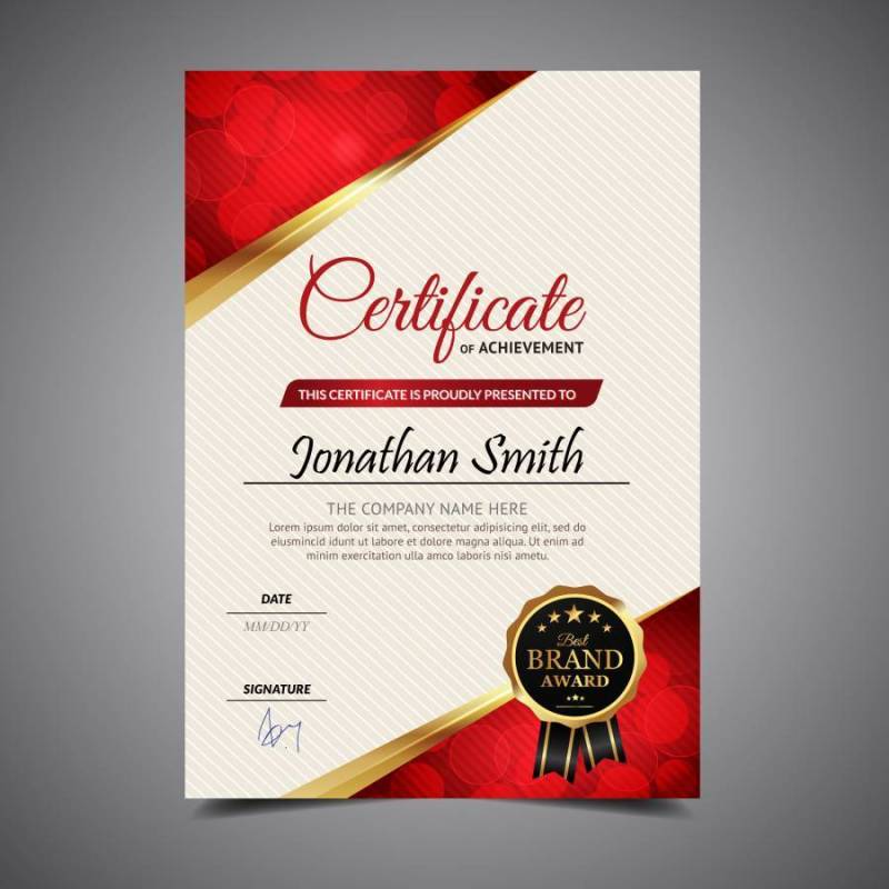 典雅的模板文凭