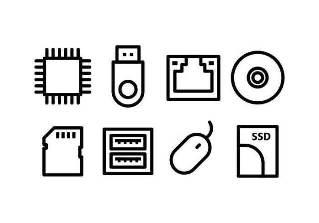 计算机硬件图标集