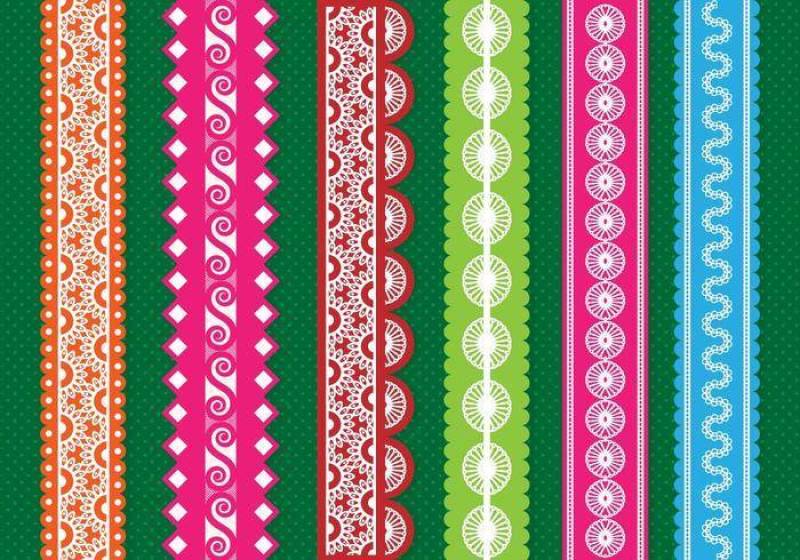 多彩的鸡眼边框