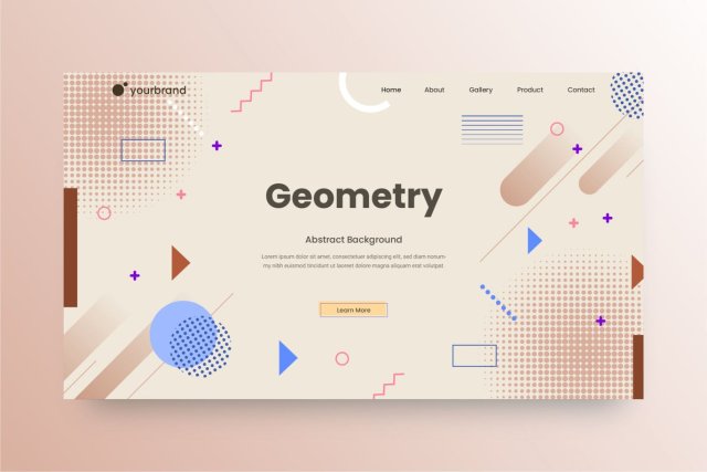 简约孟菲斯登陆网站页面抽象背景AI网页UI界面平面设计素材Abstract Background 简约孟菲斯登陆网站页面抽象背景AI网页UI界面平面设计素材Abstract Background