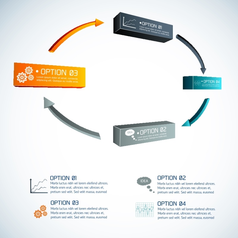信息图形矢量集合619