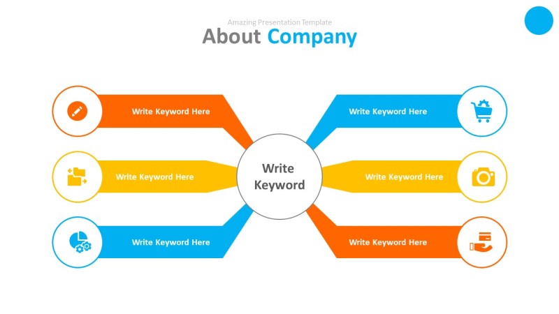 活力多彩PPT信息可视化图表31