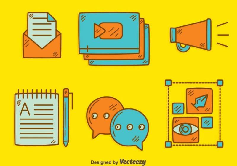 手拉的内容创作者元素传染媒介