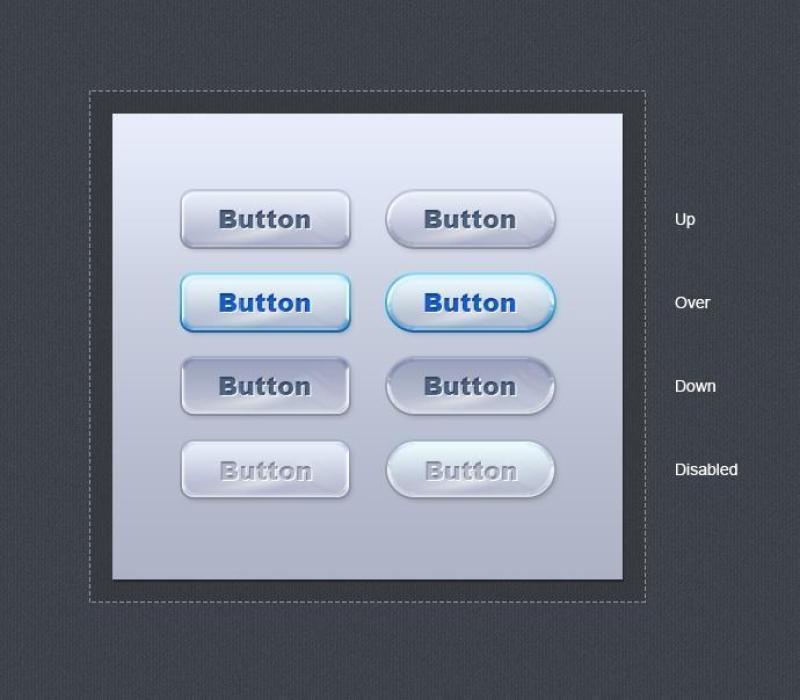 buttonPSD分层素材