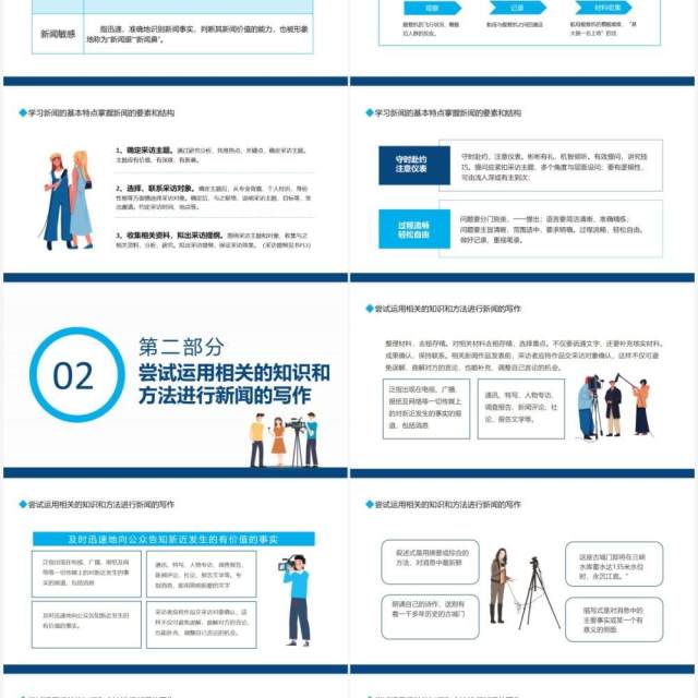 新闻采访写作掌握新闻的要素和结构动态PPT模板 新闻采访写作掌握新闻的要素和结构动态PPT模板