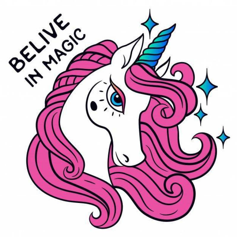 Unicorn background design