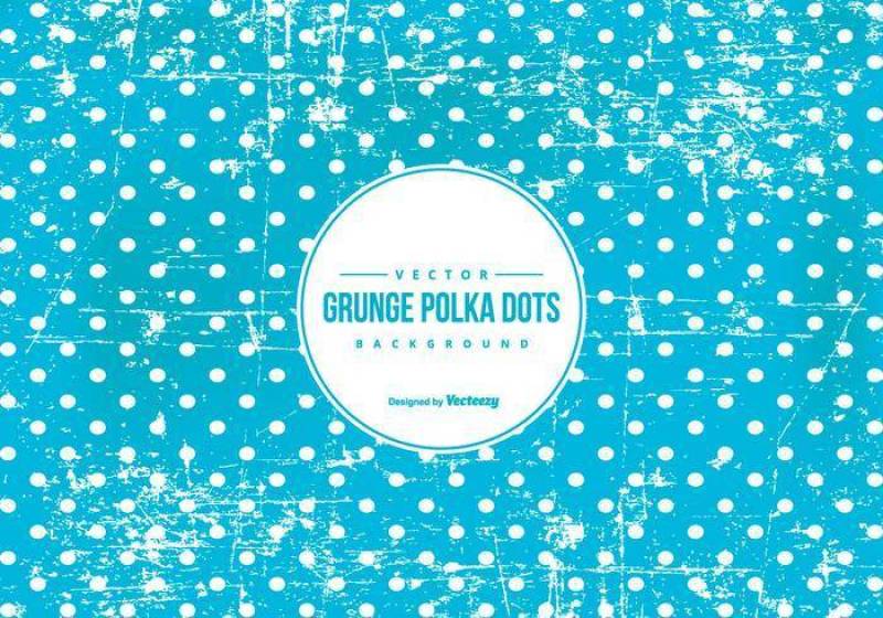 蓝色垃圾圆点背景