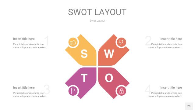 粉黄色SWOT图表PPT23 粉黄色SWOT图表PPT23