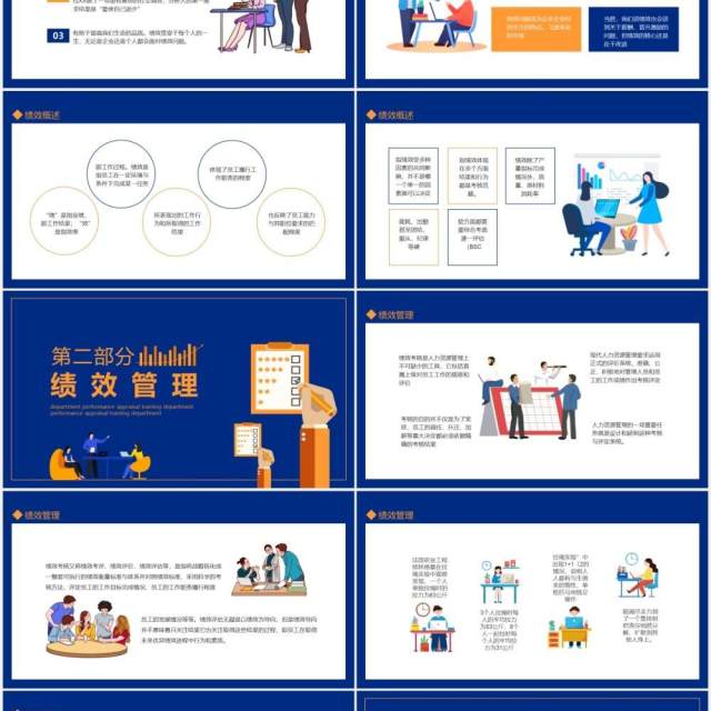 企业部门员工绩效考核管理培训动态PPT模板