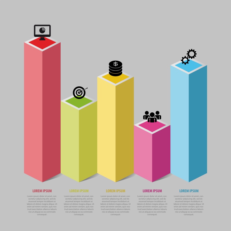 三维信息图表819