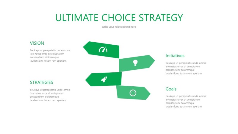 绿色流程图PPT图表-27