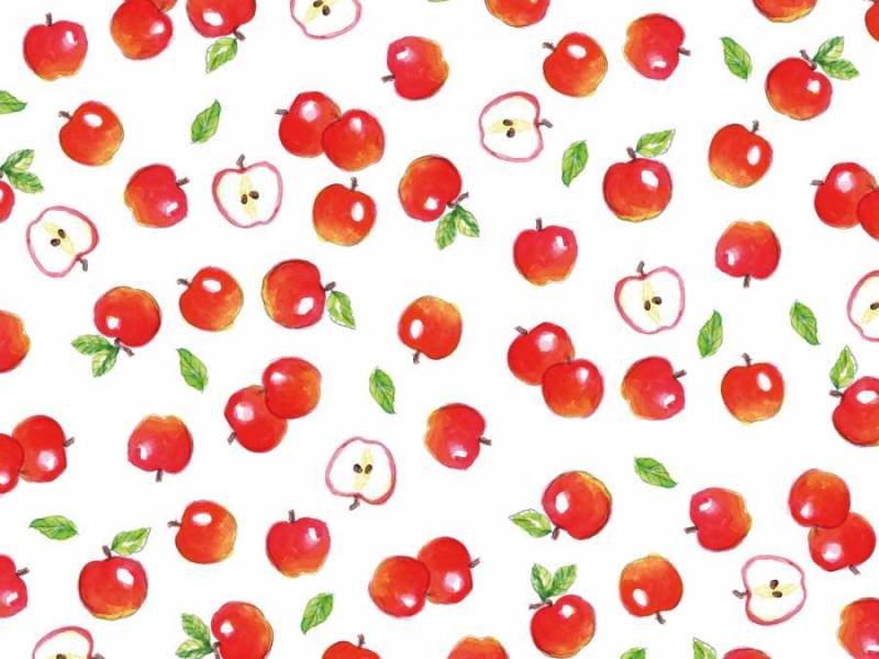 水彩的苹果壁纸