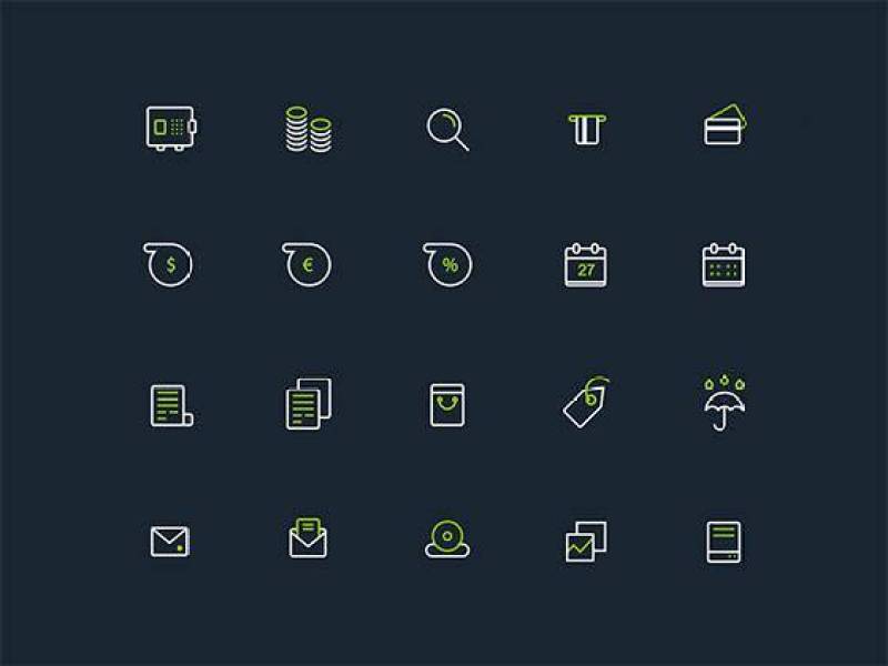 Banking Icon Set