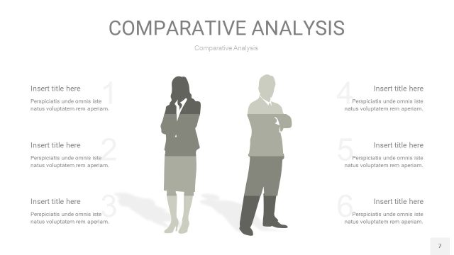 灰色用户人群分析PPT图表7