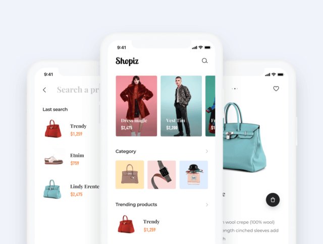 适用于iPhone X.,Shopiz UI Kit的完美电子商务UI工具包 适用于iPhone X.,Shopiz UI Kit的完美电子商务UI工具包