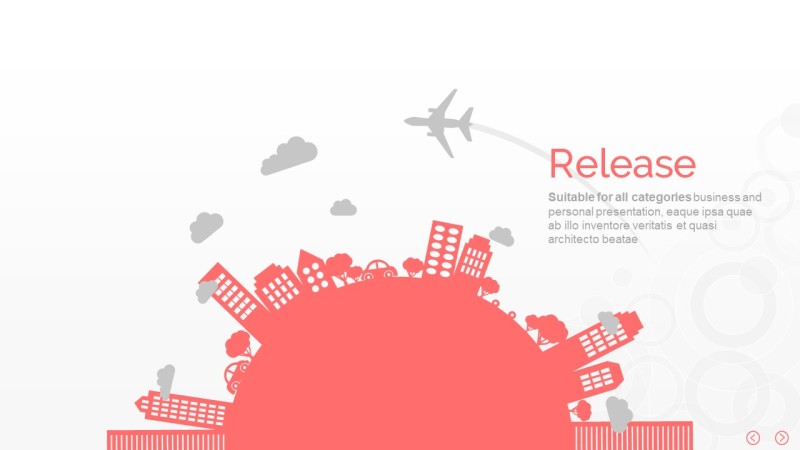 红色数据分析PPT图表-13