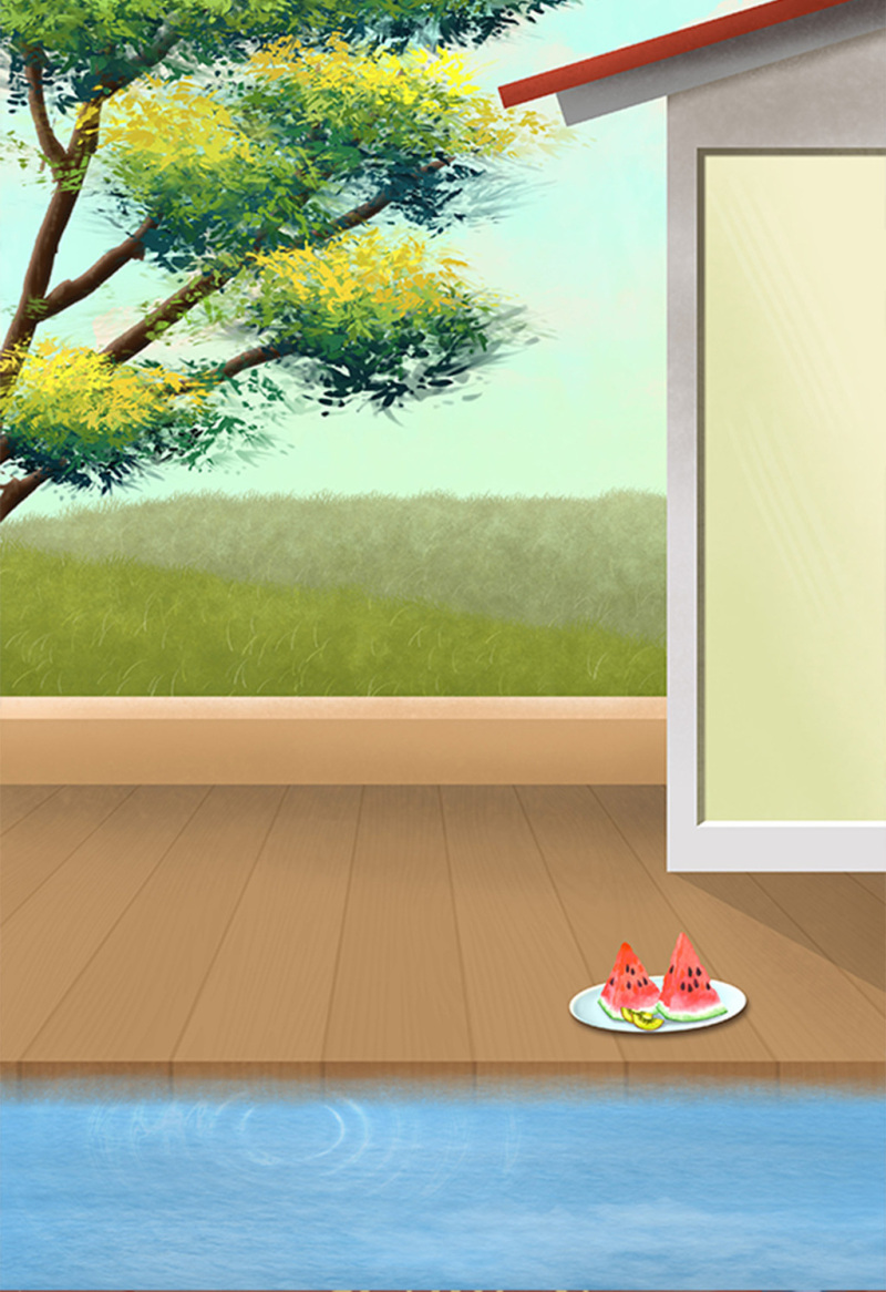 装饰背景插画设计