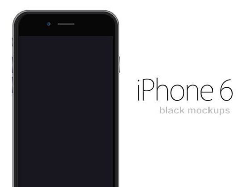 iPhone 6 Black Mockups