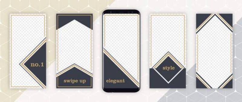 Instagram story elegant luxury template