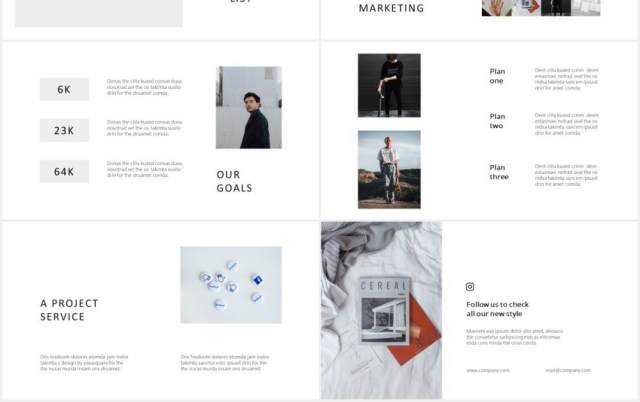 简约图文展示小清新PPT模板MODEN - Powerpoint Style Template 简约图文展示小清新PPT模板MODEN - Powerpoint Style Template