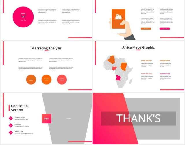 粉色咖啡厅宣传介绍PPT图片版式设计模板Cafetaria - Business Powerpoint Template 粉色咖啡厅宣传介绍PPT图片版式设计模板Cafetaria - Business Powerpoint Template